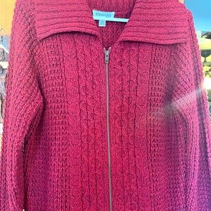 Zip up sweater.. new without tags..